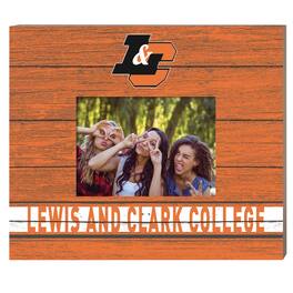 Jardine - Lewis & Clark College Pioneers 11" x 13" Team Spirit Scholastic Picture Frame - Orange