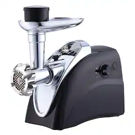 Brentwood - 400 Watt Electric Meat Grinder and Sausage Stuffer - Black