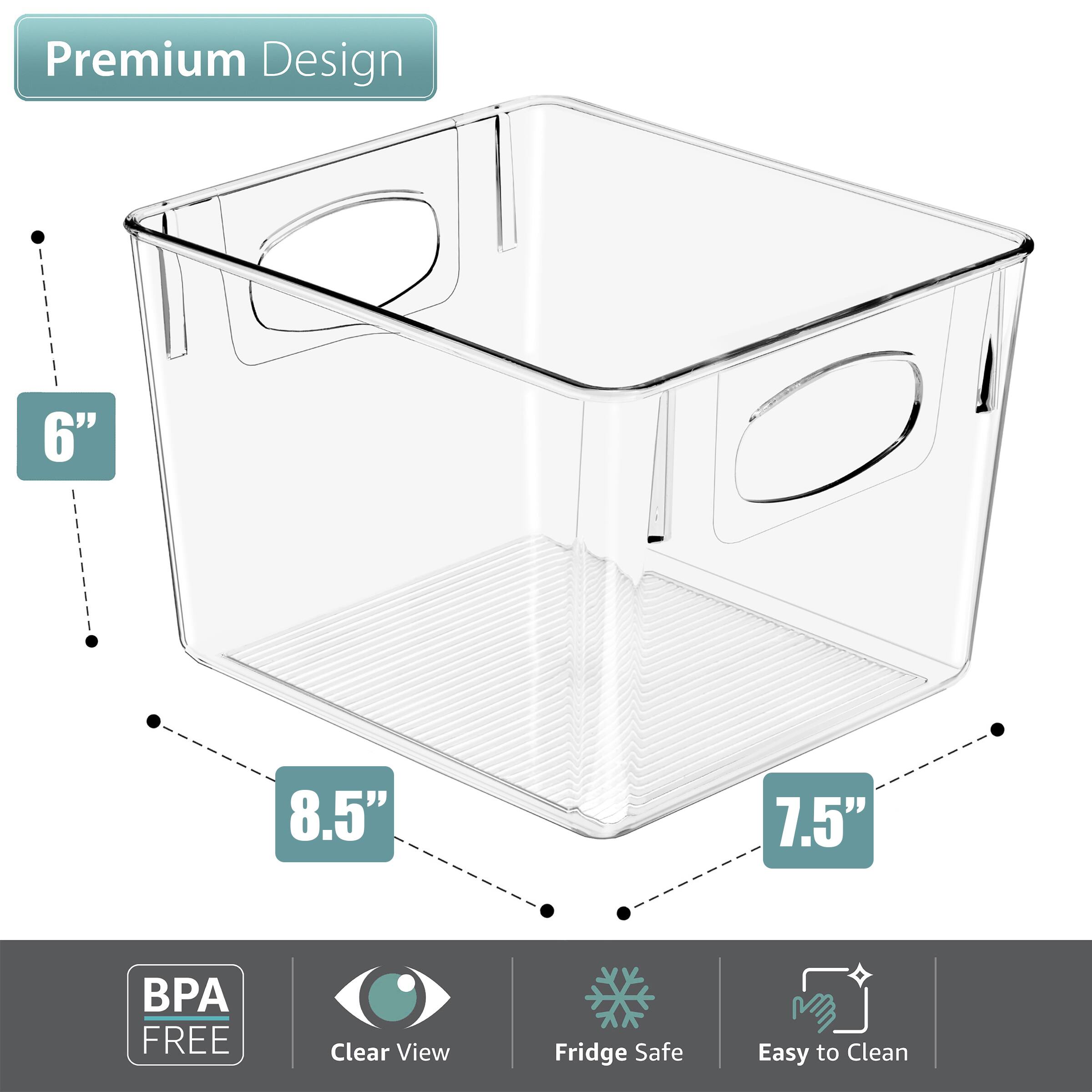 Premium Design

6"  
8.5"  
7.5"

BPA FREE  
Clear View  
Fridge Safe  
Easy to Clean