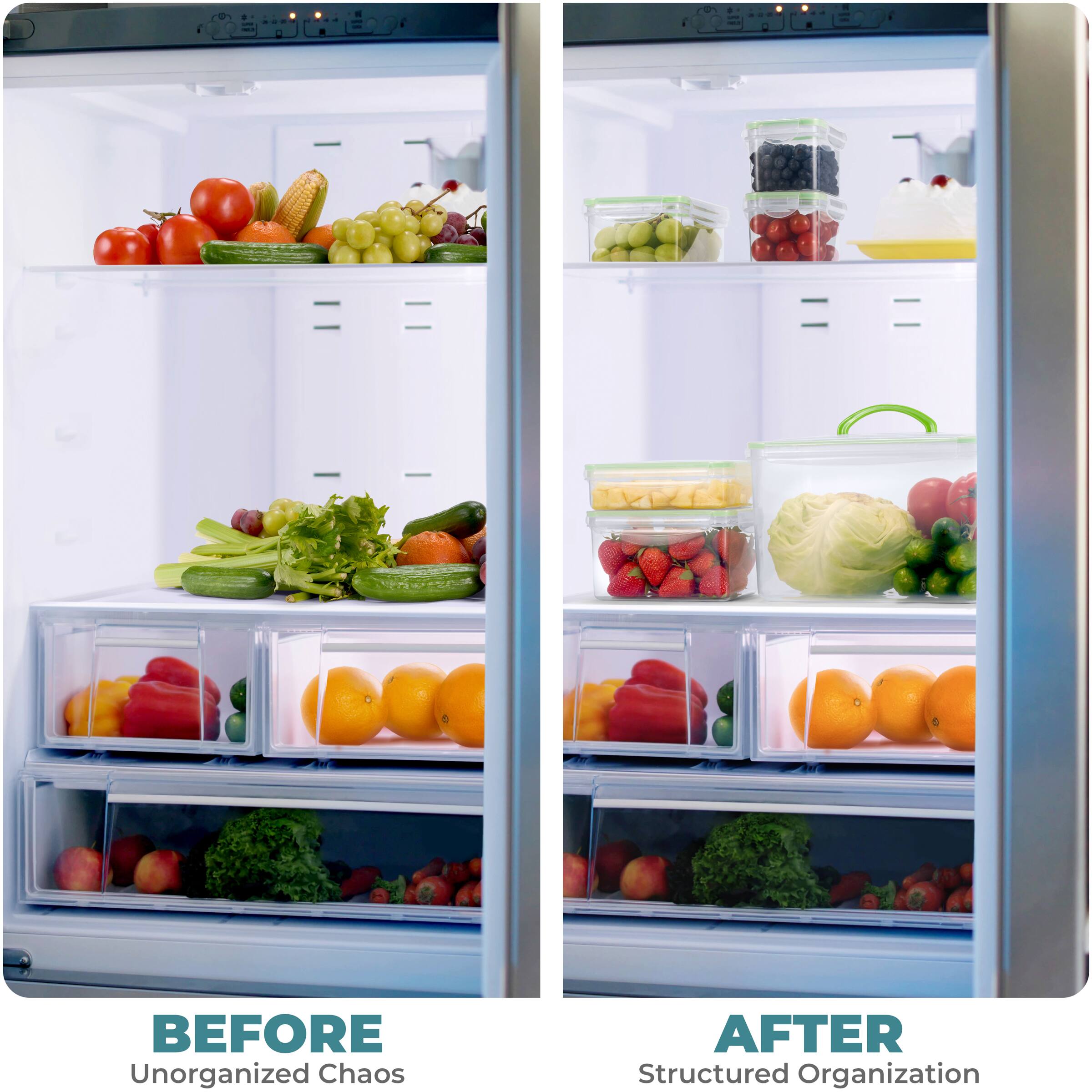 BEFORE  
Unorganized Chaos  

AFTER  
Structured Organization