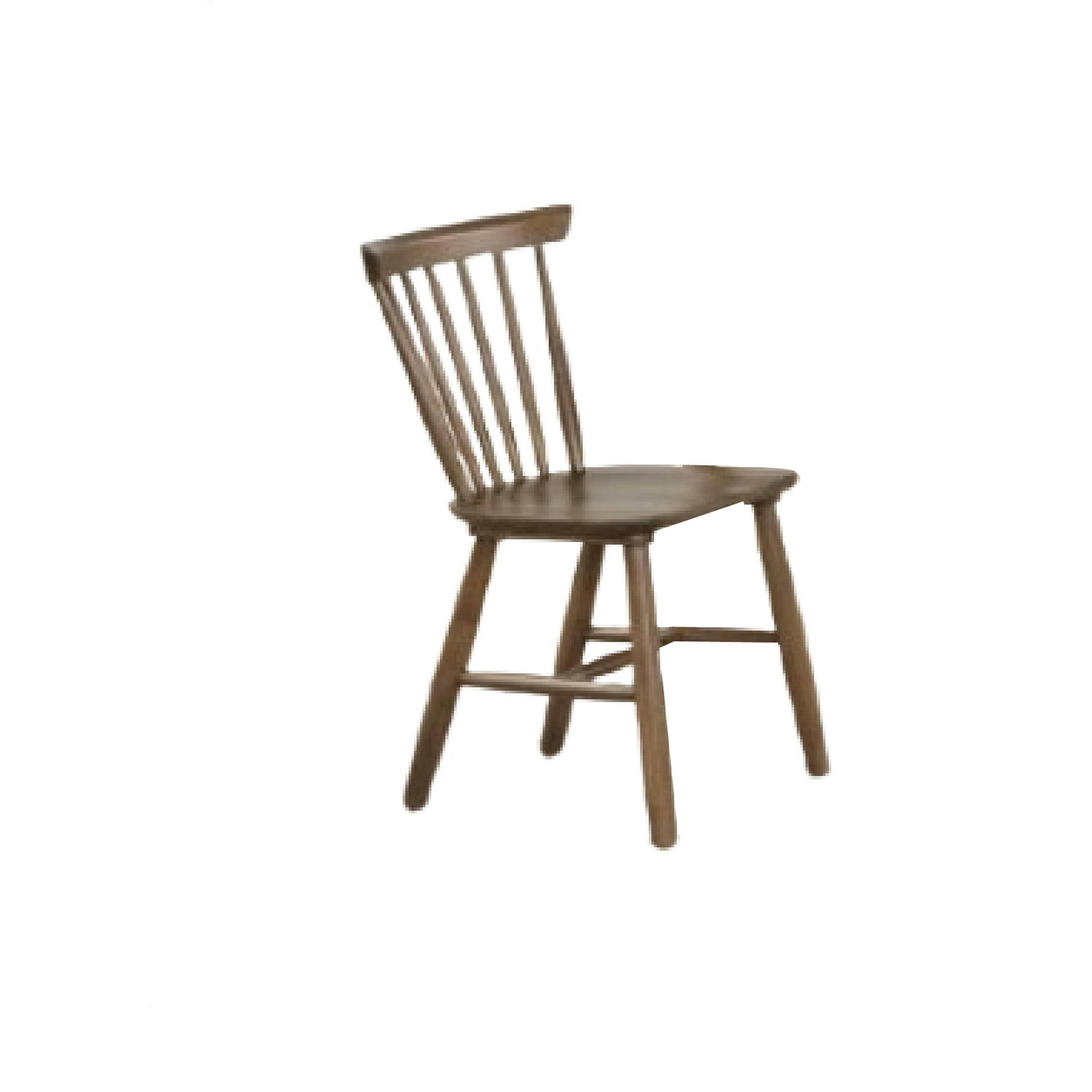 Alt View 2. Manhattan Lane - Baylee 7pc Dining Table Set with 6 Farmhouse Chairs, Walnut Brown Wood - Walnut Brown.
