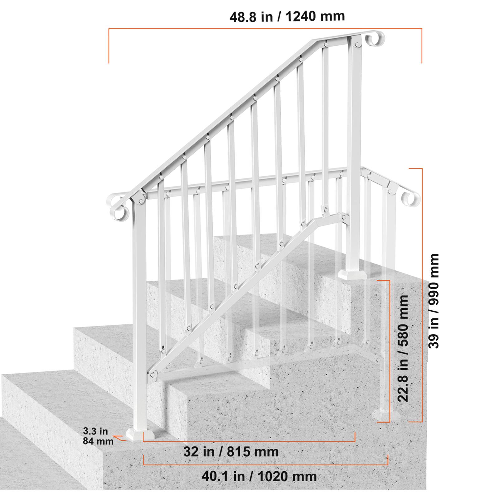 48.8 in / 1240 mm

22.8 in / 580 mm

39 in / 990 mm

3.3 in / 84 mm

32 in / 815 mm

40.1 in / 1020 mm