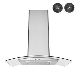 Streamline - 30 inches - Convertible - Wall Range Hood - Brushed Stainless Steel
