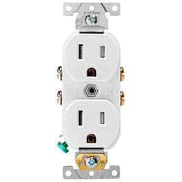 Leviton - R62-CBR15-00W Outlet - White