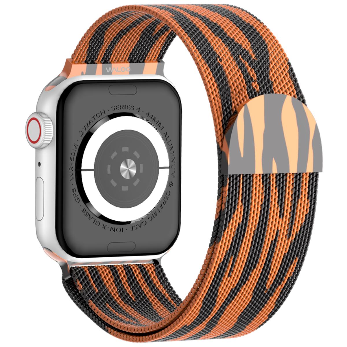 Waloo Animal Printed Magnetic Mesh Band For Apple Watch Tiger - Best Buy