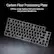 The text on the image reads: "Carbon Fiber Positioning Plate offers crisp typing feel and reduces keystroke vibrations."