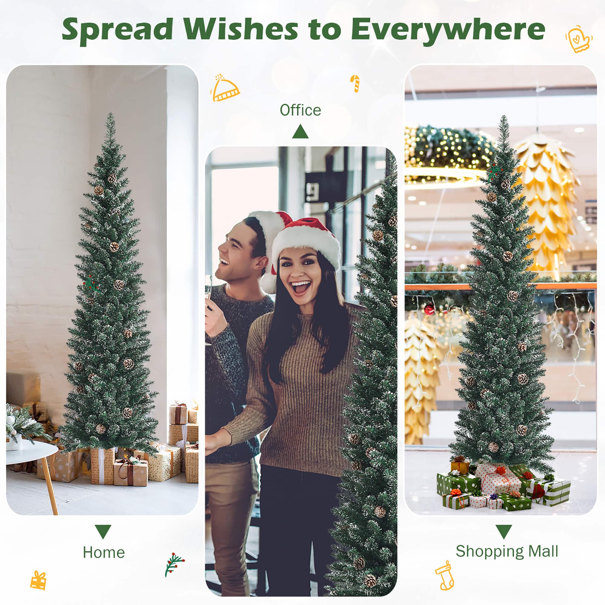 Spread Wishes to Everywhere: Office, Home, Shopping Mall