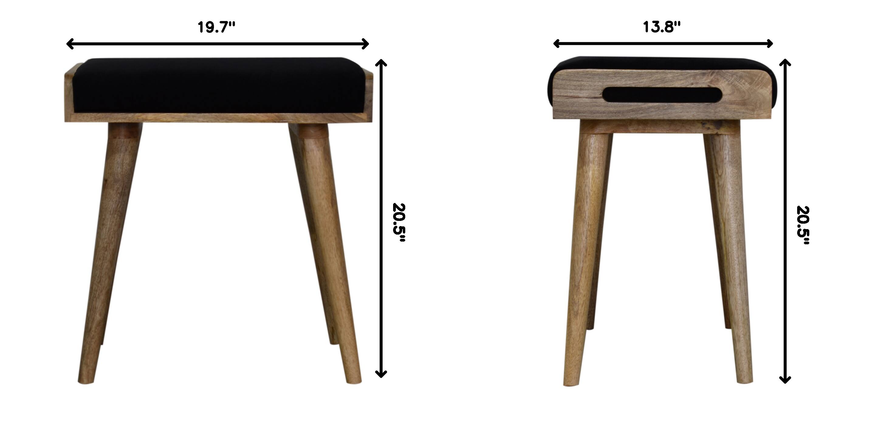 19.7" 13.8" 20.5" 20.5"