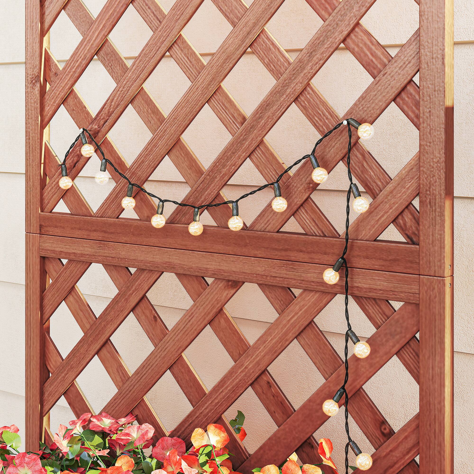 Alt View 8. Outsunny - Raised Garden Bed, Raised Planter Box - Orange.