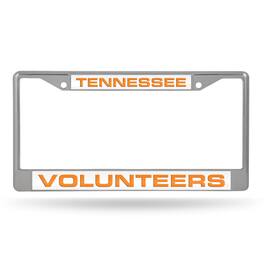Rico Industries - Tennessee Volunteers Chrome Metal Laser Cut License Plate Frame - Multi