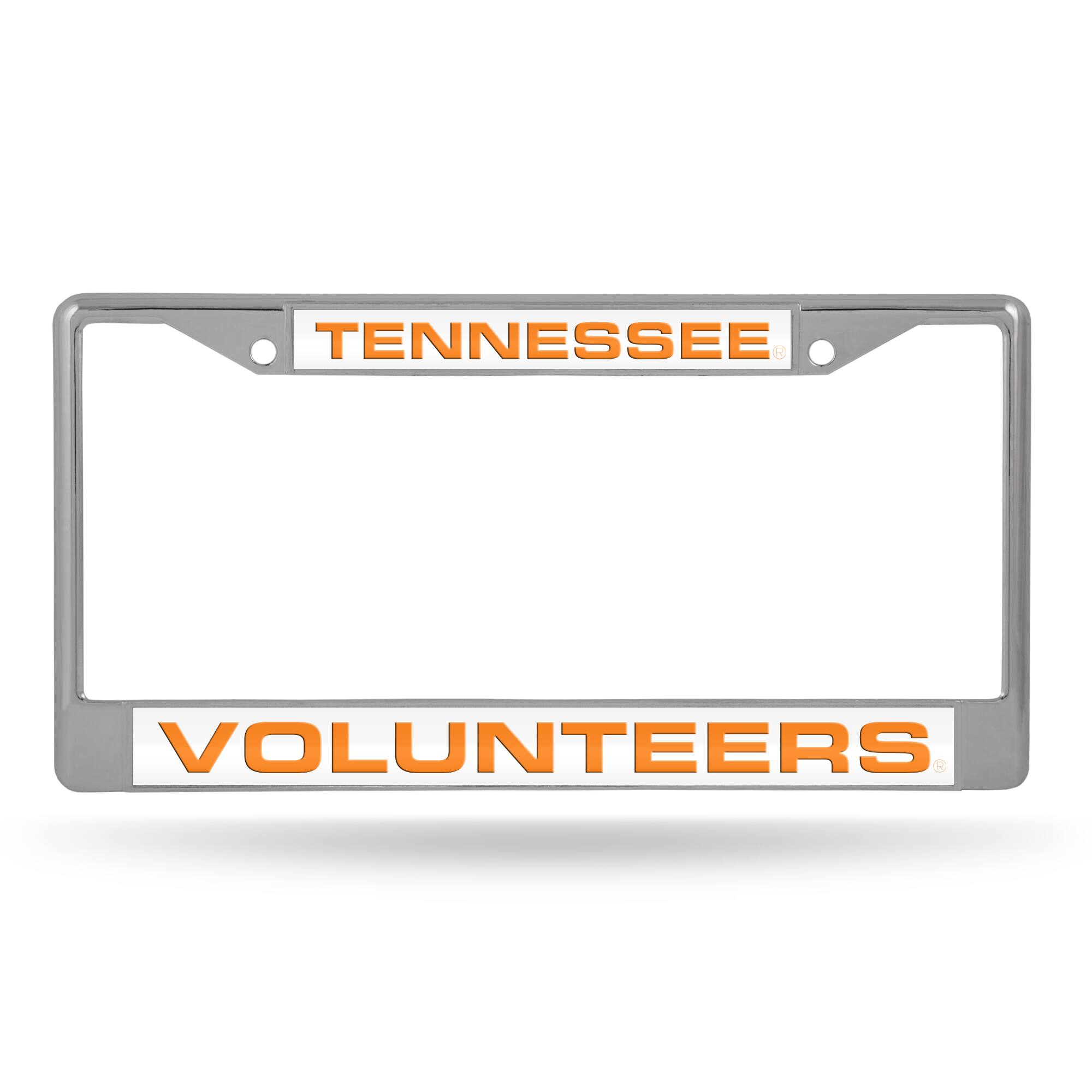 Tennessee Volunteers Chrome Metal Laser Cut License Plate Frame