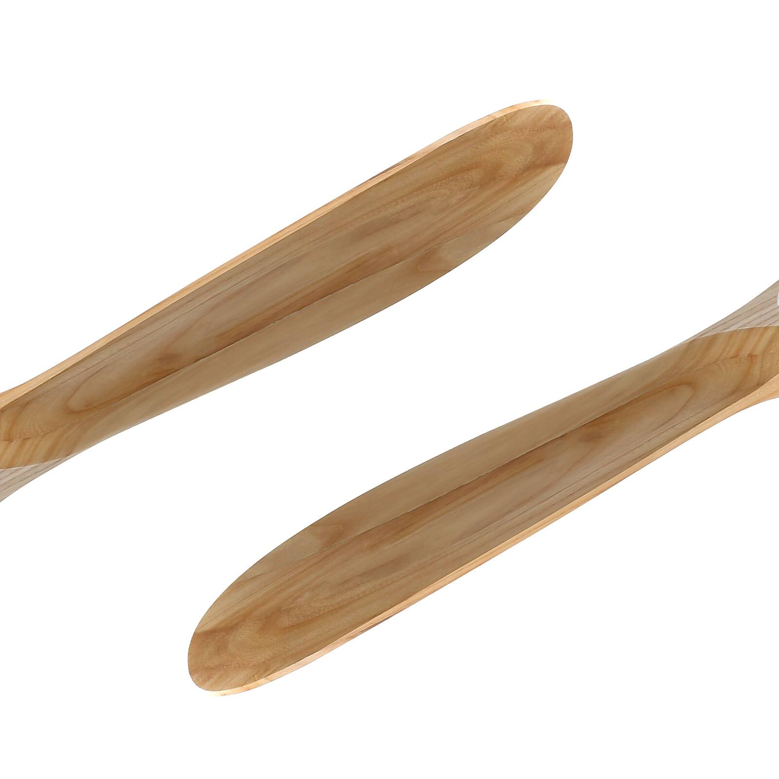 Alt View 4. Sofucor - 60" Solid Wood Ceiling Fan No Light With Remote Quiet Outdoor Indoor Ceiling Fan for Patio Bedroom Porch Farmhouse - White - Burley Wood.