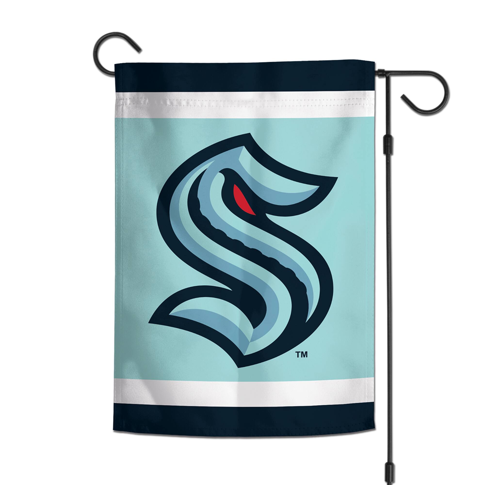 Alt View 1. WinCraft - Seattle Kraken 12'' x 18'' Favorite Team Garden Flag - Multicolor.