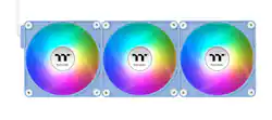 Thermaltake - CT120 EX ARGB Sync 120mm Computer Case Cooling Fan (3-Pack) - Hydrangea Blue - Front_Zoom