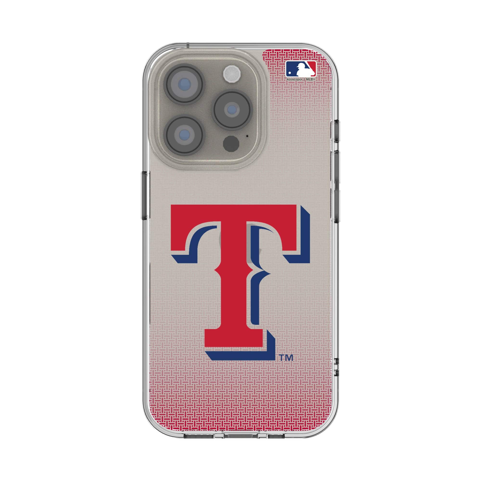 Keyscaper - MLB - Texas Rangers Linen Logo iPhone Clear Case - 16 Plus - Multicolor price history on PriceWatchPro