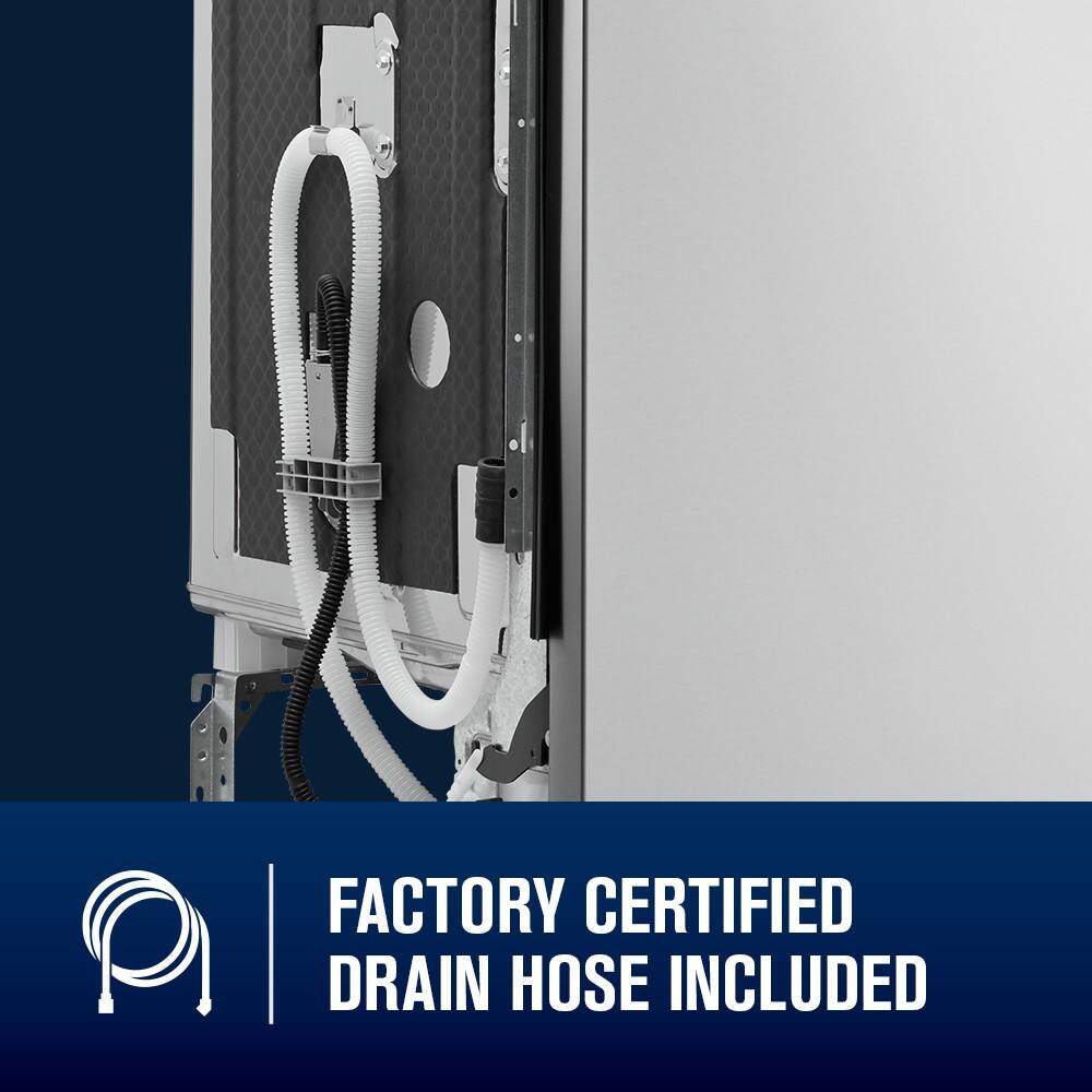 FACTORY CERTIFIED DRAIN HOSE INCLUDED