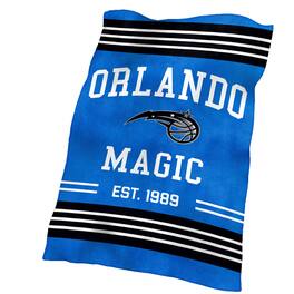 Logo Brands - Orlando Magic 60'' x 70'' Colorblock Plush Blanket - Multicolor
