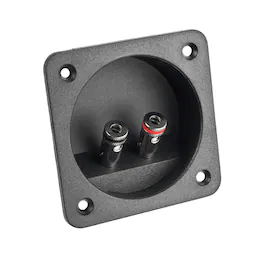 NVX - NBTERM2 Square Push Style Outer Design Terminal Cups with Chrome-Plated Contacts