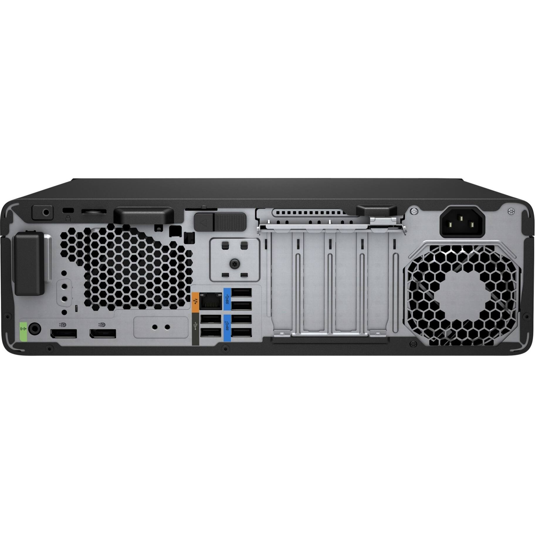 Alt View 11. HP - Z2 G5 Desktop - Intel i5-10500 - 16 GB Memory - 512 GB SSD - Black.