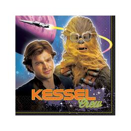 Star Wars - Han Solo 6.5" Lunch Napkins, 16-Pack - Blue