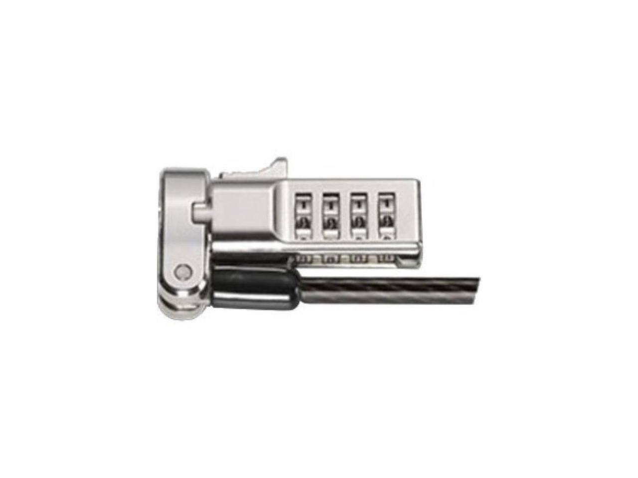 Alt View 9. Kensington - Kensington 3-in-1 Combination Serialized Laptop Lock - 6 ft Cable - Preset - Combination Lock - Carbon Steel, Plastic.