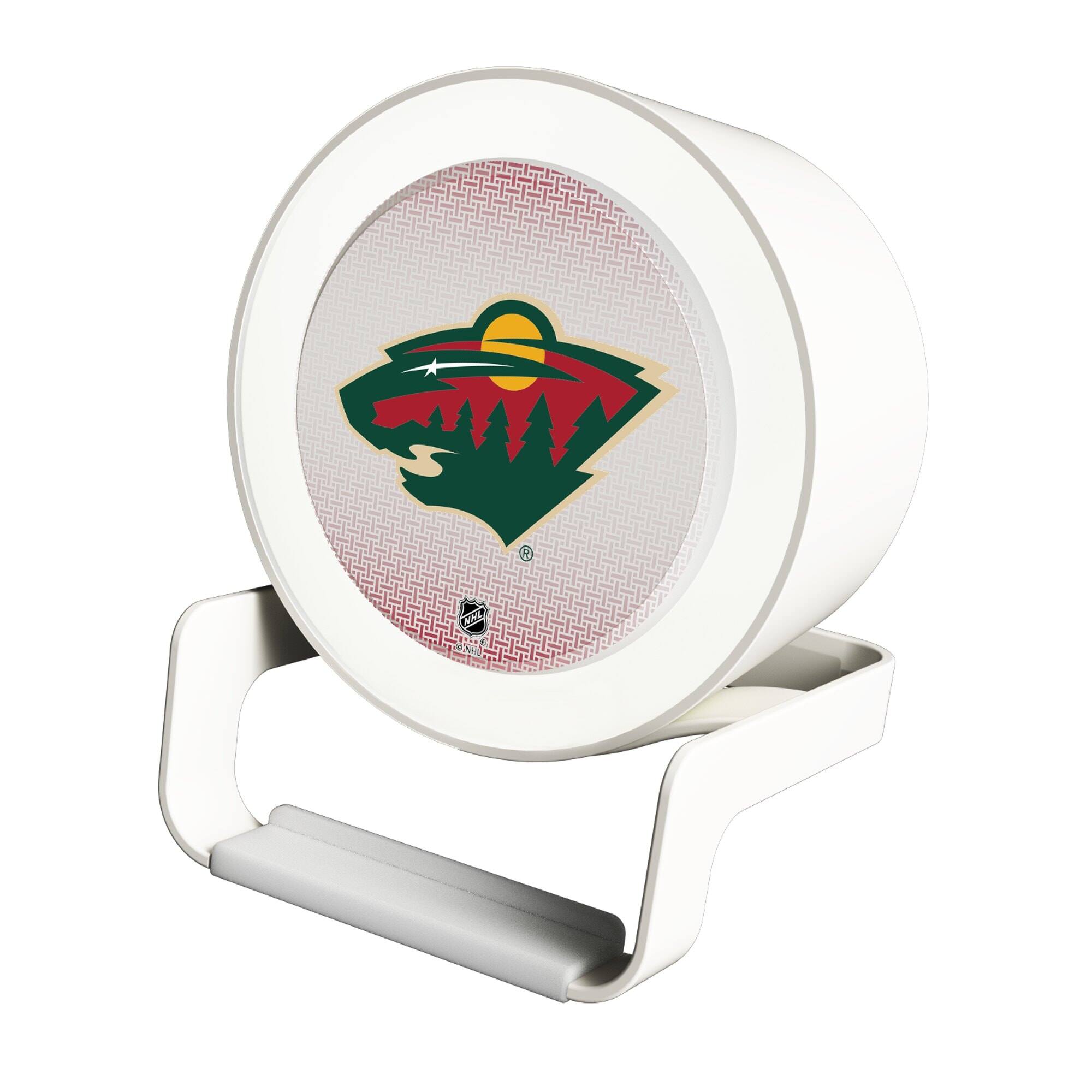 Front. Keyscaper - Minnesota Wild Linen Print Nightlight Charger & Bluetooth Speaker - White.