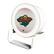 Front. Keyscaper - Minnesota Wild Linen Print Nightlight Charger & Bluetooth Speaker - White.