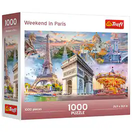 Trefl - Red 1000 Piece Puzzle - Weekend in Paris