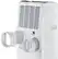 Alt View 22. TCL - 450 Sq. Ft. 10,000 BTU Q-Series Ultra-Quiet Dual Hose Inverter Smart Portable Air Conditioner - White.