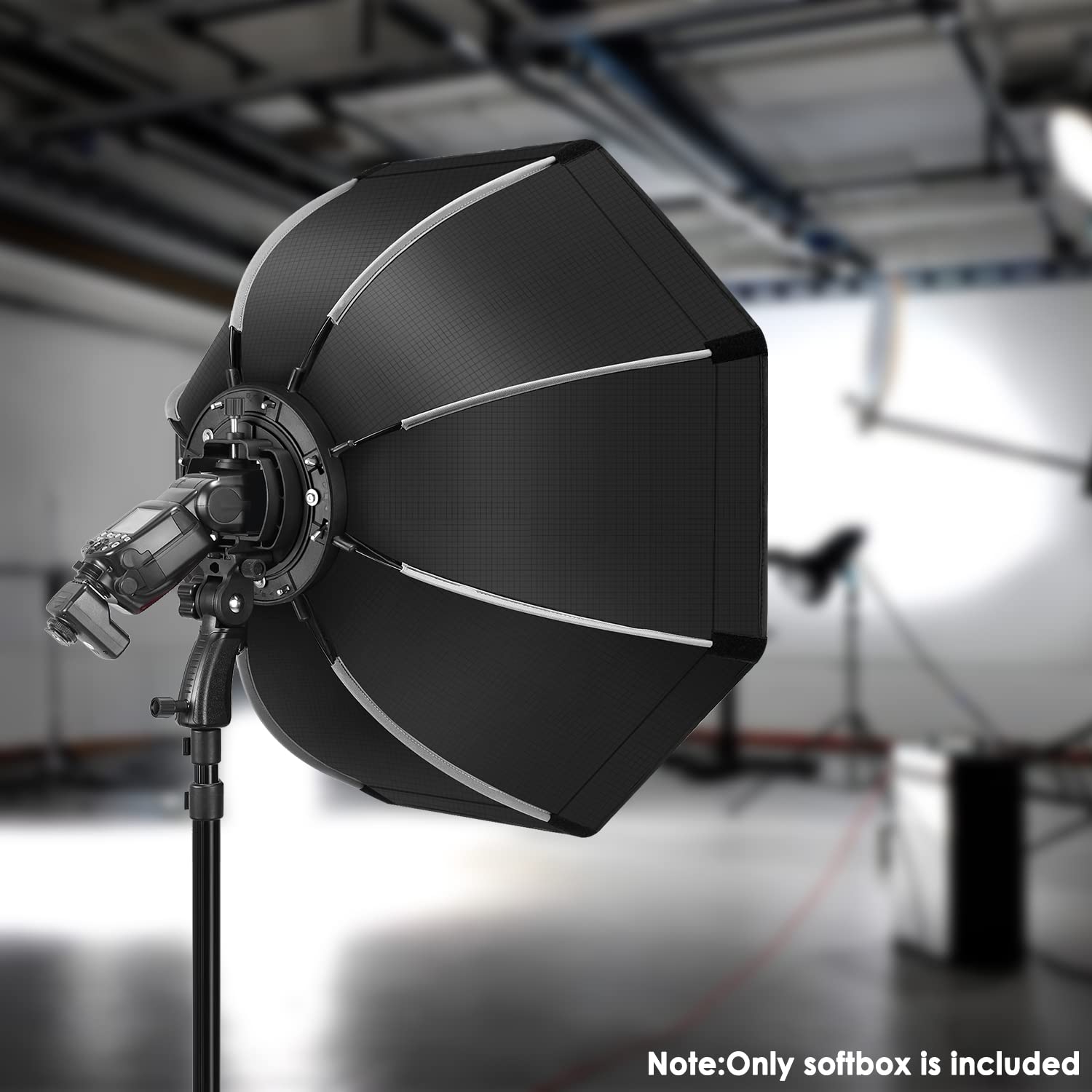 Note: Only softbox is included