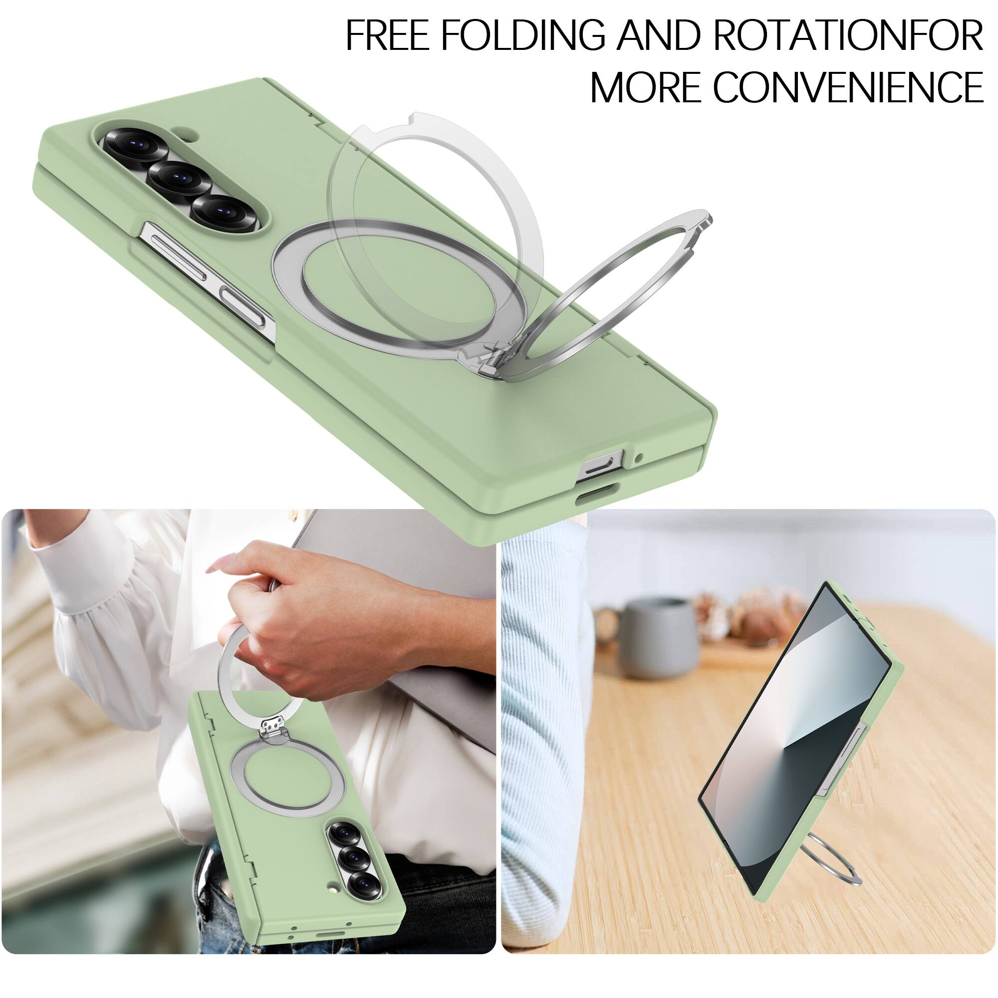 FREE FOLDING AND ROTATION FOR MORE CONVENIENCE