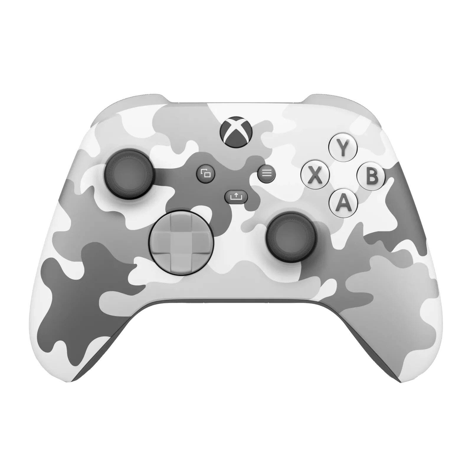 Angle. Microsoft - Xbox Wireless Controller for Series X, Series S, Windows with MightySkins Custom Skin Code - Arctic Camo - Robot White.