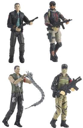 Front. Playmates - Terminator 4 Salvation 3 3/4" Human Figure Case Of 12.