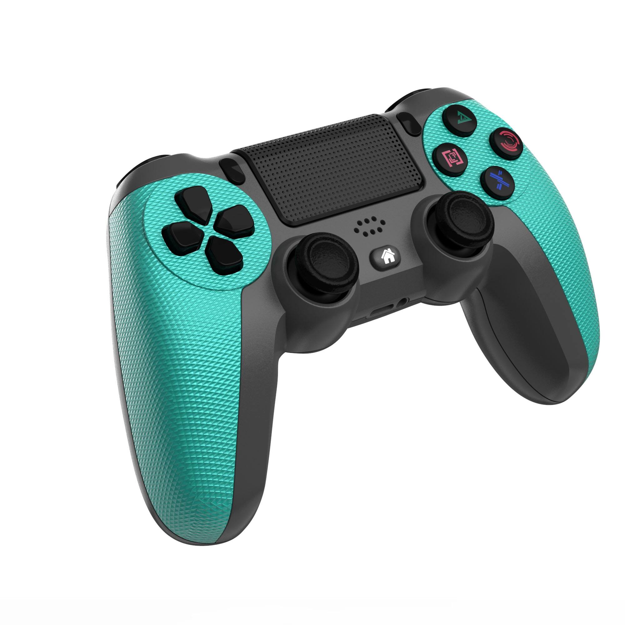 Alt View 2. YONWAY - Wireless Controller, Playstation 4 Remote Game Joystick with Six-Axis Vibration Sensation and Anti-Slip Handle - Light green.