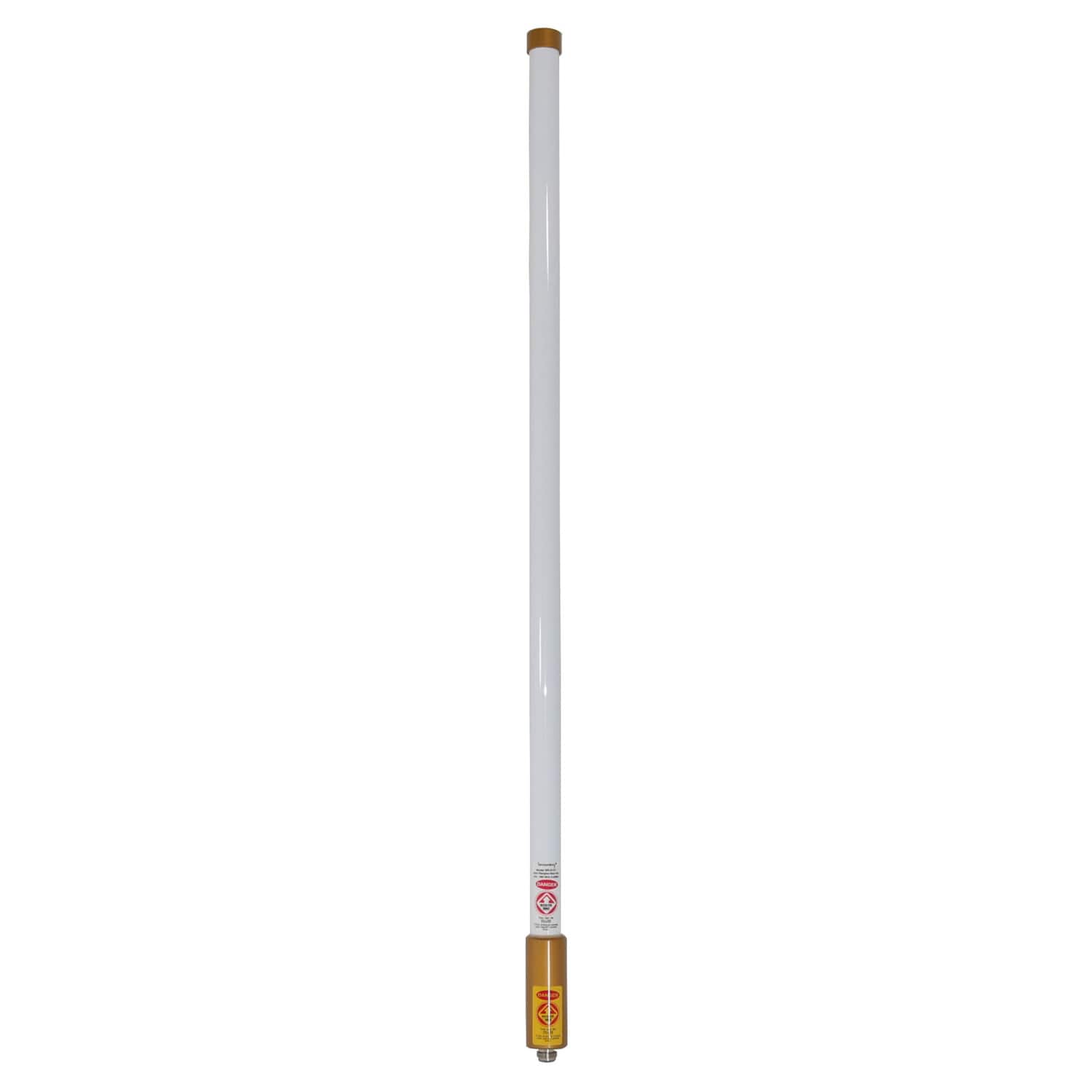 Browning - 150-Watt Pretuned Wide-Band 410-490 MHz 4.5-dBd Gain Fiberglass Omni Base Antenna BR6157 - White
