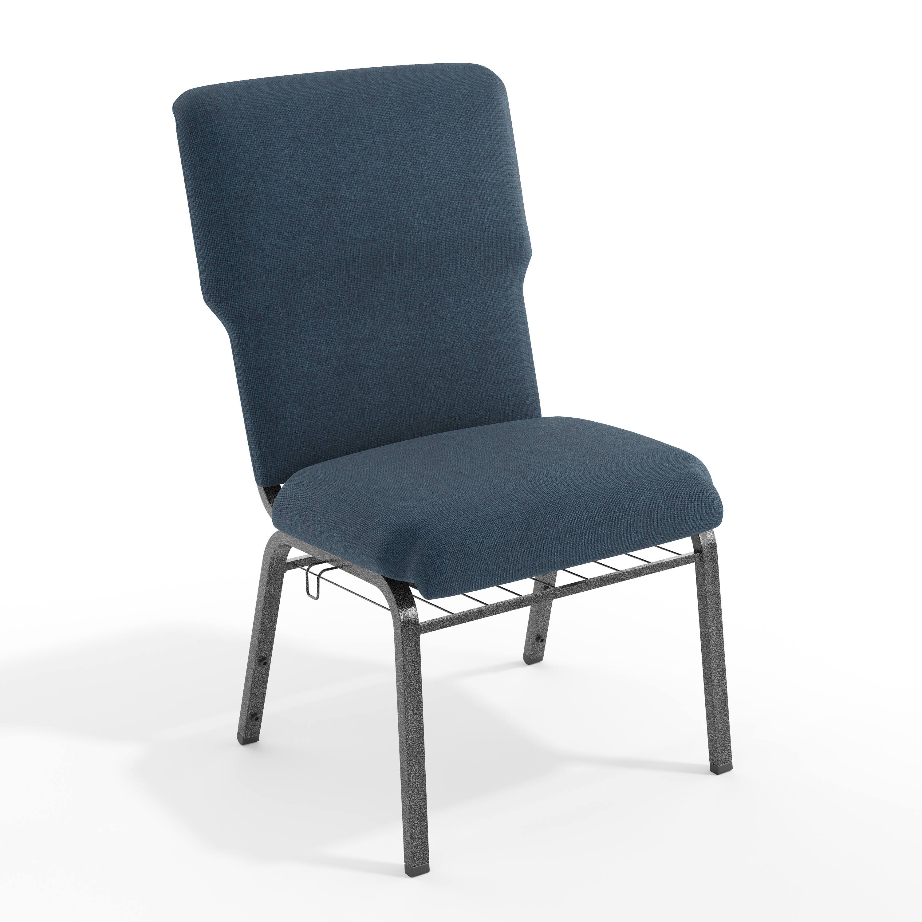 Navy Fabric/Silver Vein Frame