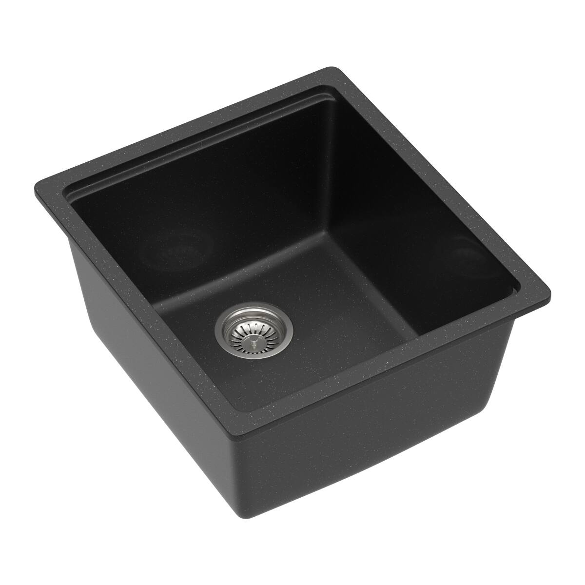 Alt View 10. Ropilly - Ropilly Black Granite Composite Bar Sink Undermount Workstation 17 x 19 Kitchen Sink - Black.