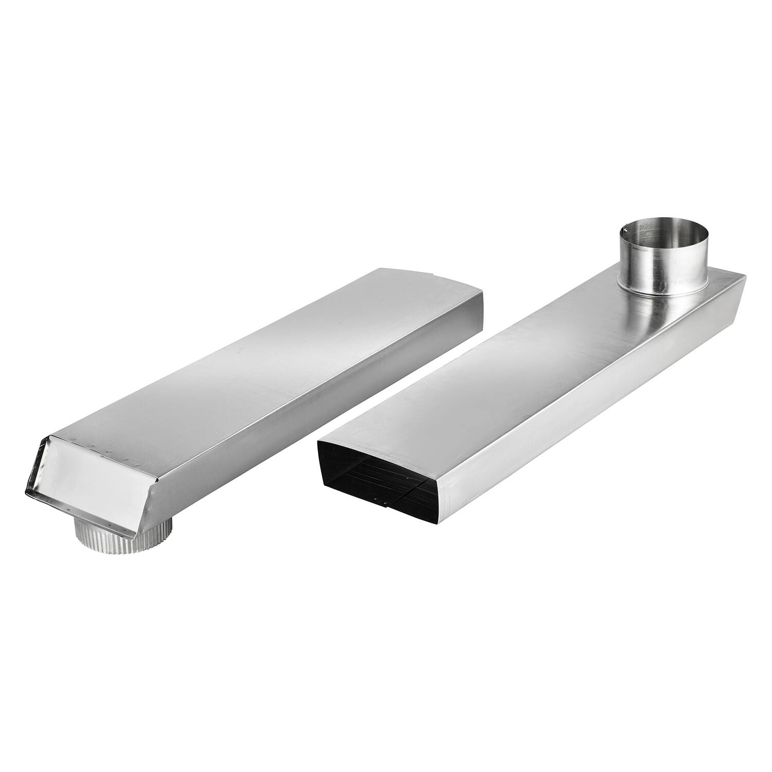 Back. Lambro - Periscope 90° Rectangular Aluminum Dryer Duct 24-41" Adjustable.