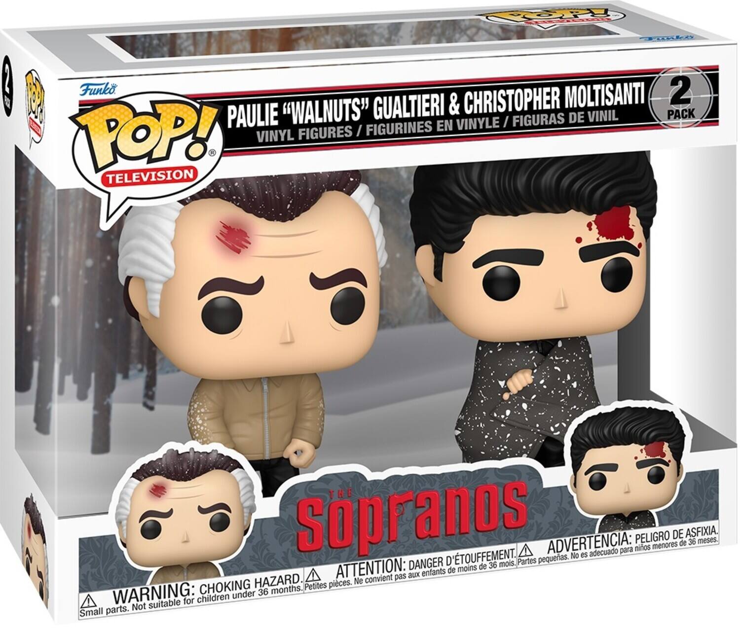 Alt View 1. Funko - FUNKO POP! Television: The Sopranos - Paulie "Walnuts" Gualtieri & Christopher Moltisanti 2-Pack   - COLLECTIBLES - Multicolor.