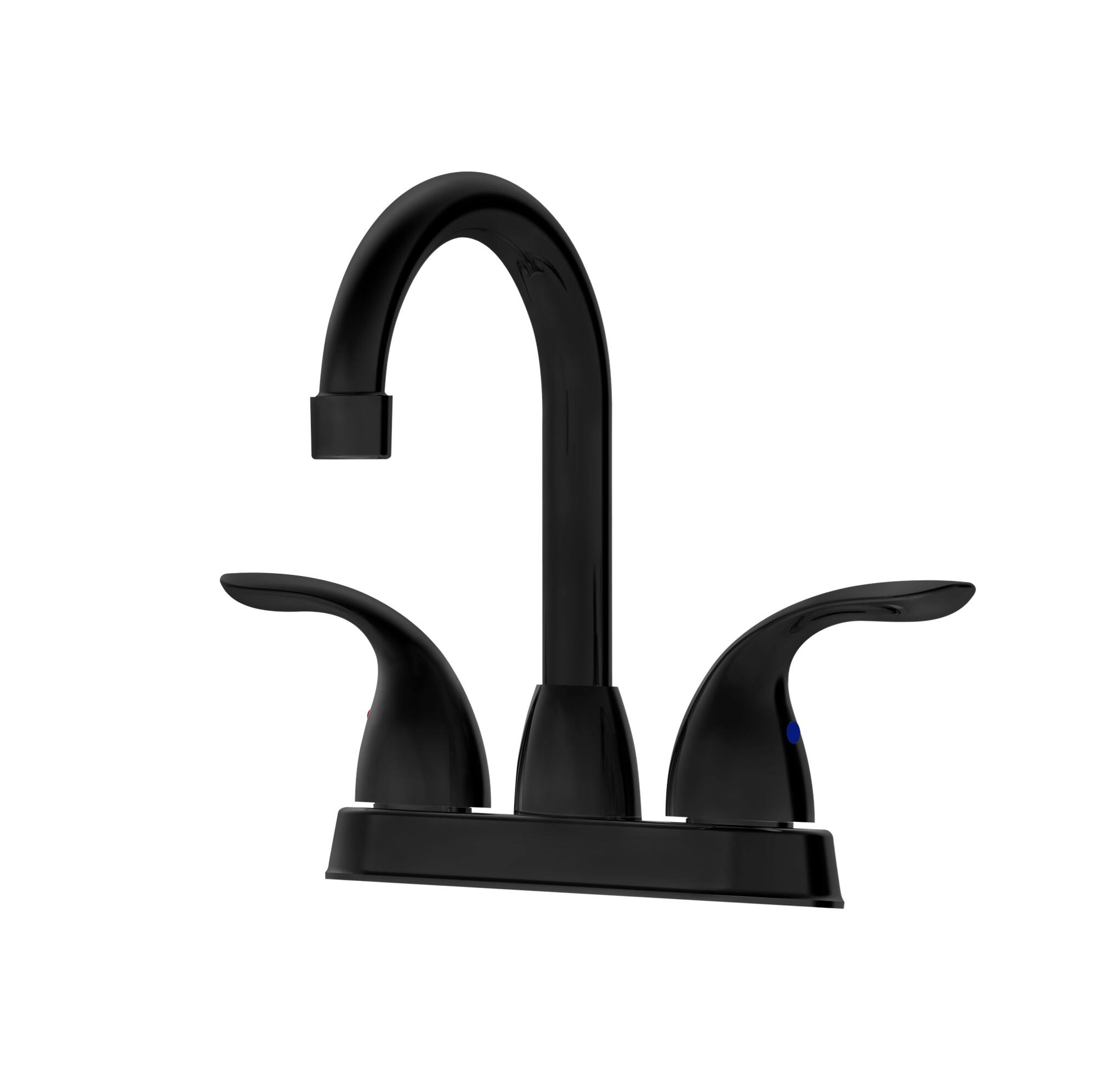 Alt View 1. Bothwa Home - Bothwa Home BF-SL02011K05-MB 13 - Inch Avalon Two Handle Bathroom Faucet in Matt Black Finish - Matt Black.