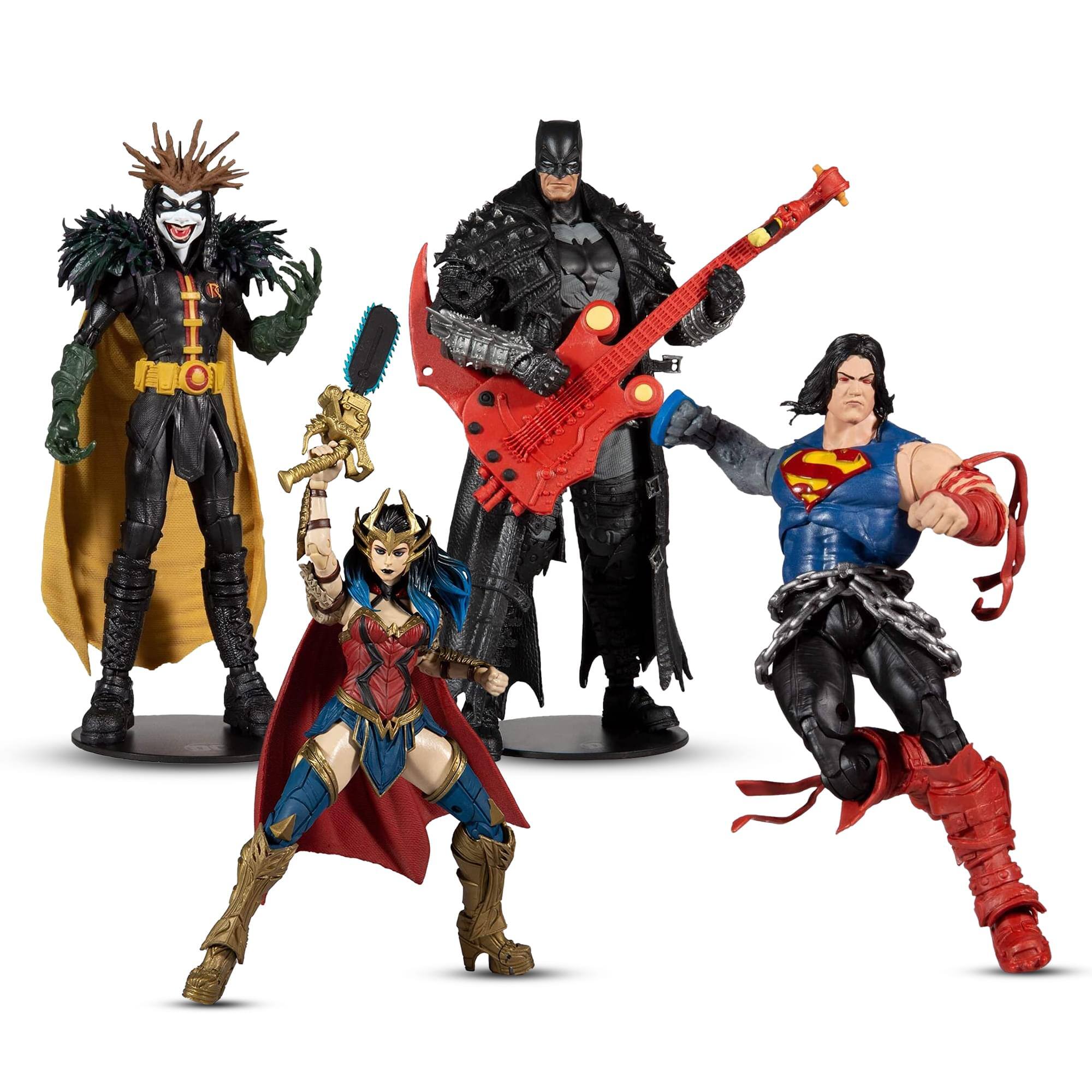 Front. McFarlane Toys - DC Build-A Wave 4 Dark Nights Death Metal Action Figure 4 Pack.