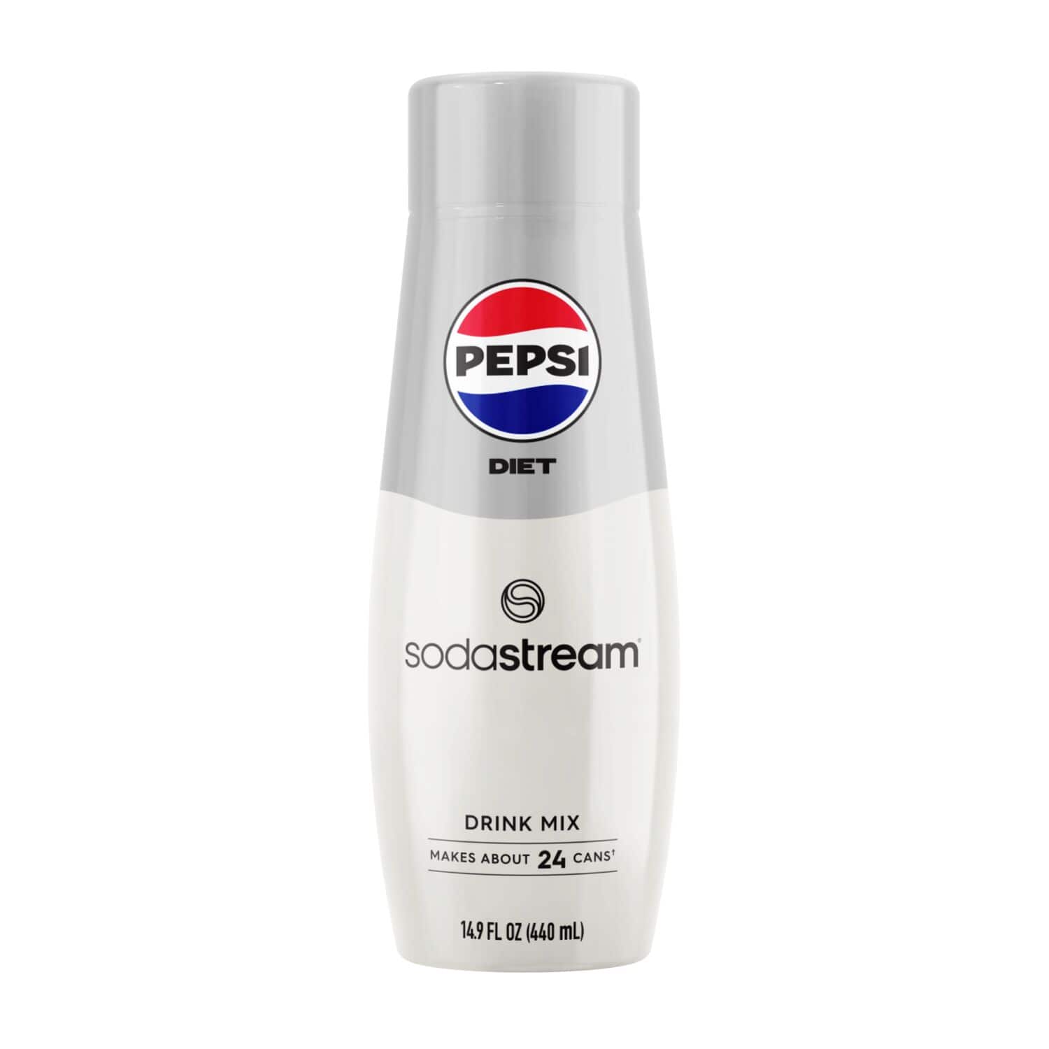 PEPSI DIET sodastream DRINK MIX MAKES ABOUT 24 CANS' 14.9 FL OZ (440 mL)