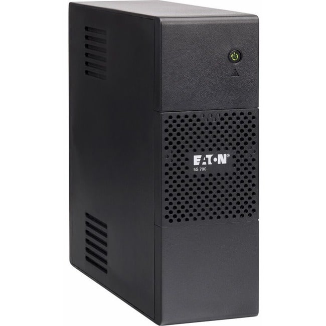 Eaton - 5S UPS 700 VA 420 Watt 120V Line-Interactive Battery Backup Tower USB - Tower - 2 Minute Stand-by - 110 V AC Input - Unknown