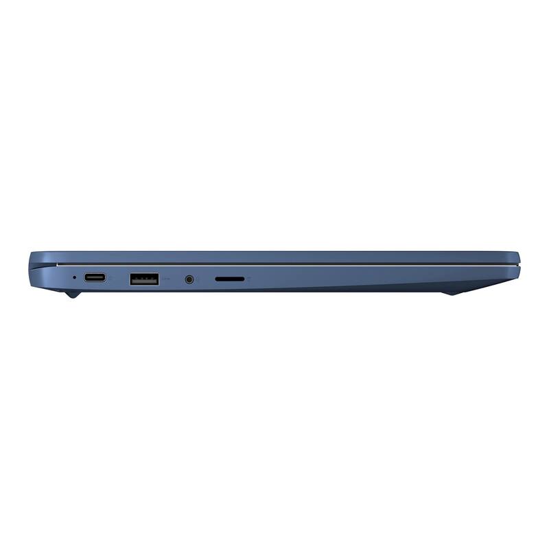 Alt View 3. Lenovo - Lenovo IdeaPad Slim 3 14" FHD Chromebook,MediaTek Kompanio 520,4GB RAM,64GB eMMC,Chrome OS,Blue - Blue.