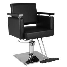 Winado - Hydraulic Barber Chair Hair Stylist Chair Salon Chair with 330 lbs Weight Capacity, Footrest for Beauty Spa Barbershop - Black