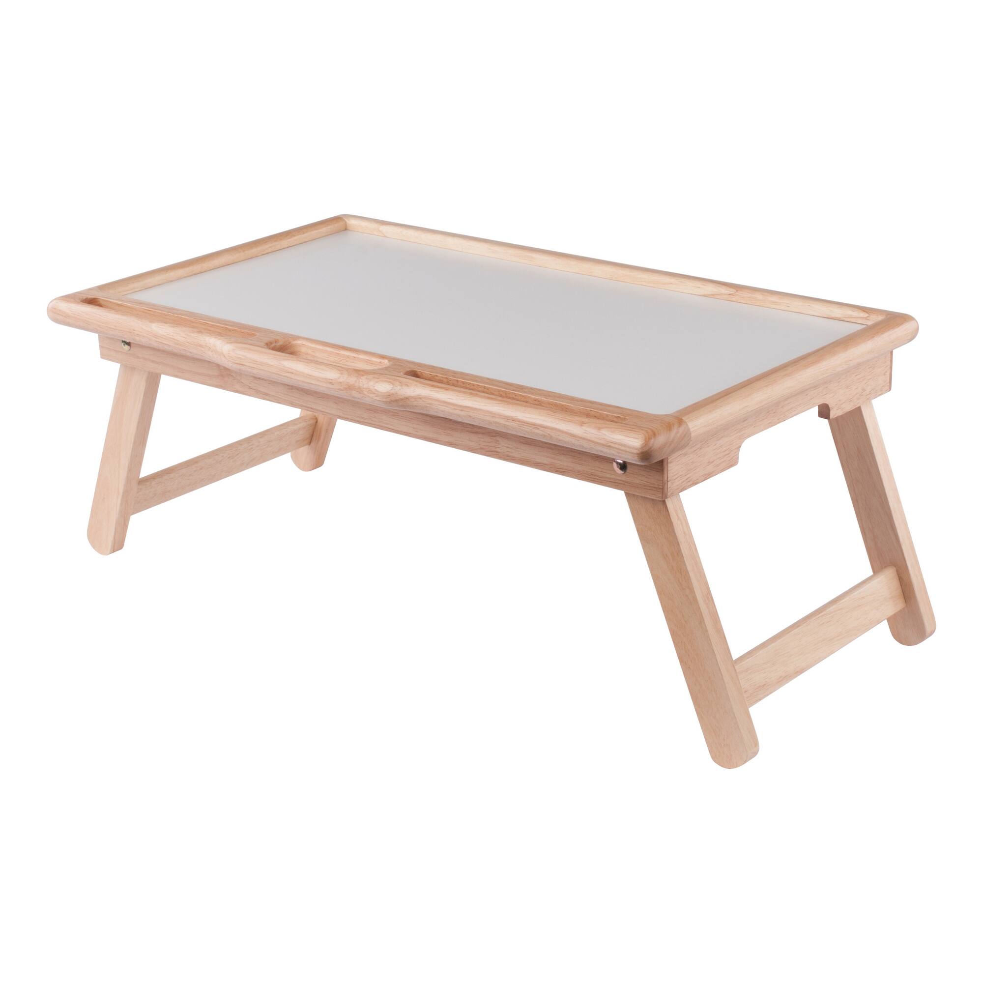 Alt View 10. Winsome Wood - Arlo Breakfast Tray with Flip Top - Natural/White.