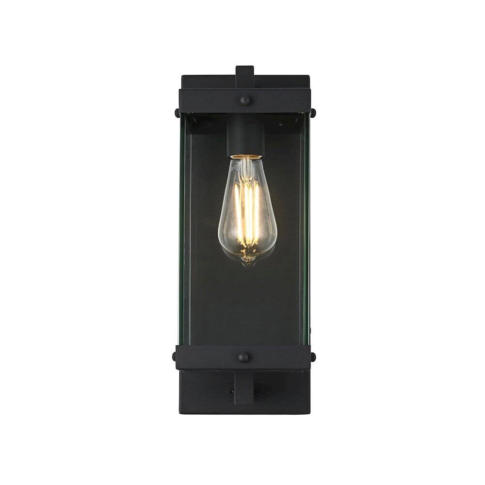 Back. Elegant Lighting - Julien 6 Inch Outdoor Wall Sconce In Black - Black.