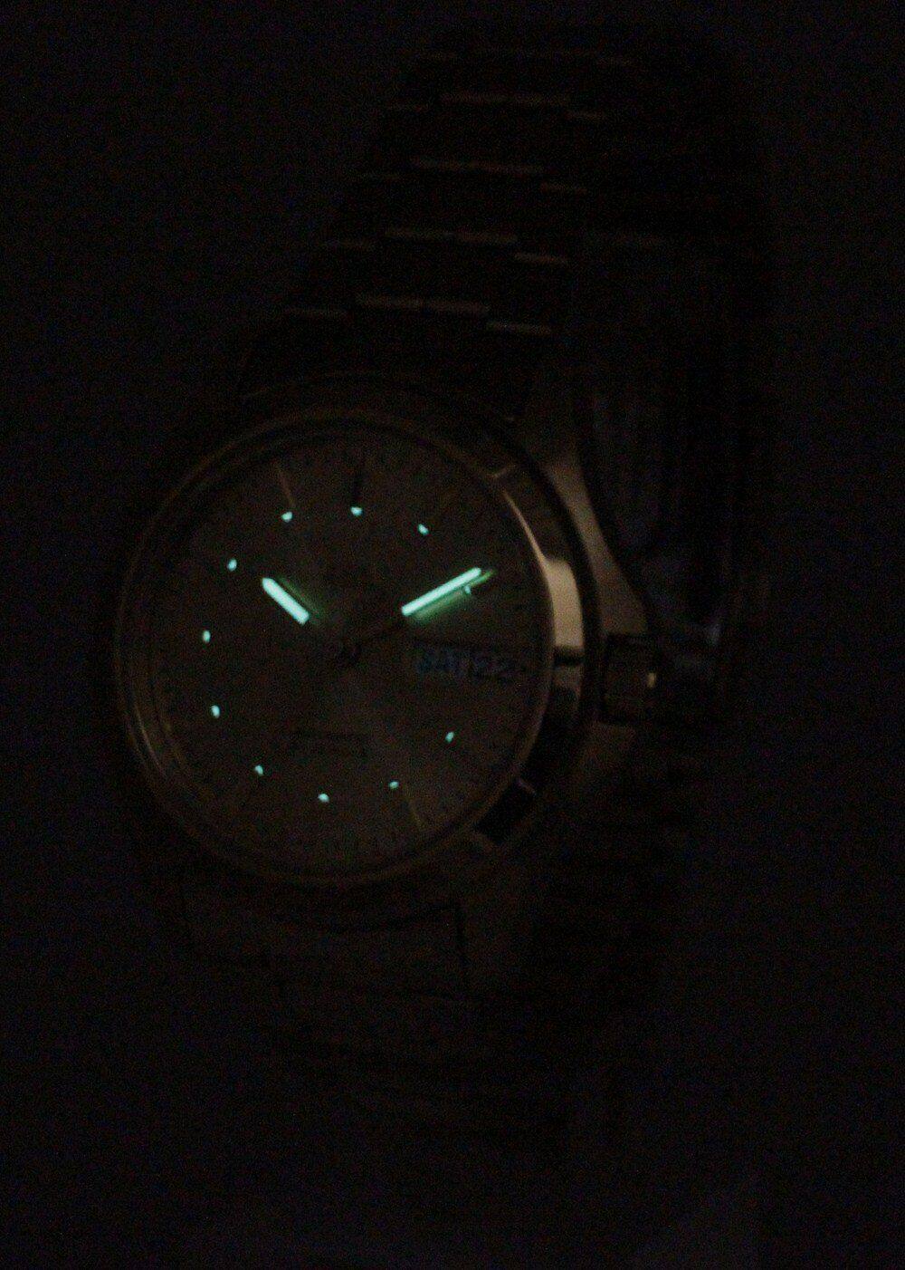 Angle. Seiko - Automatic 21 Jewels SNKK98 SNKK98K1 SNKK98K Men's Watch - Gold.