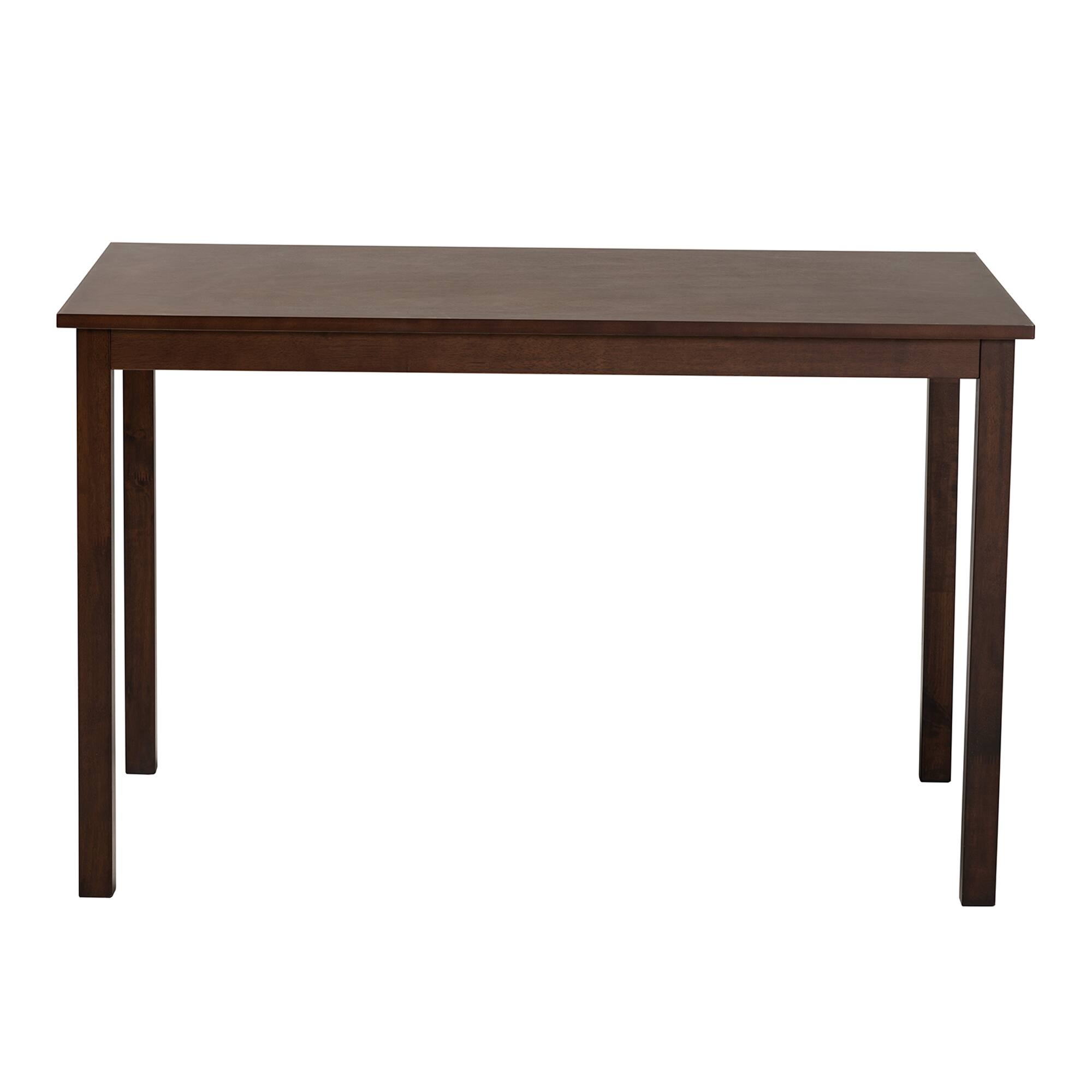 Angle. Baxton Studio - Andrew Modern Dining Table - Dark Brown.