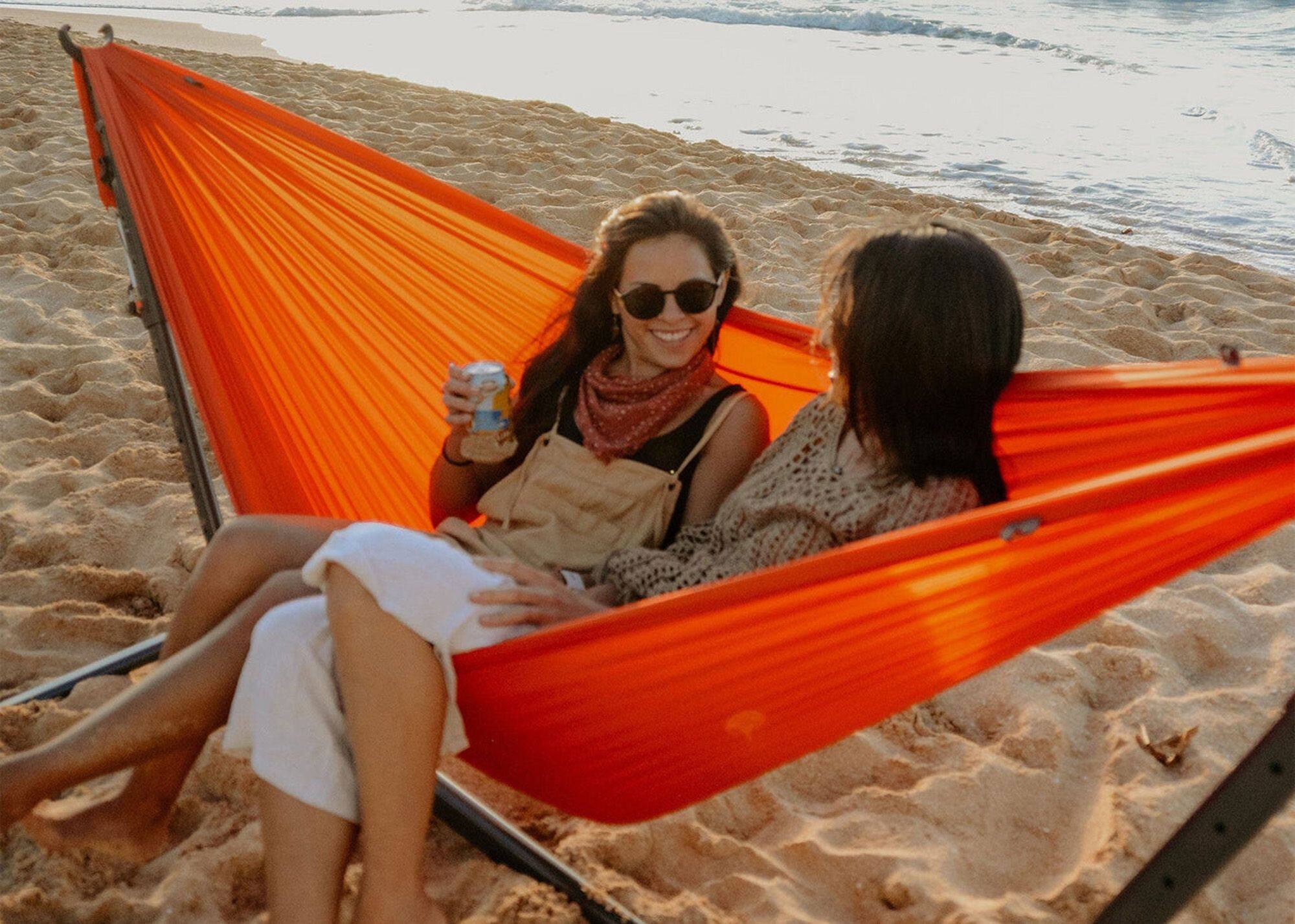 Alt View 1. Kammok - Kammok Roo Double Camping Hammock - Ember Orange.